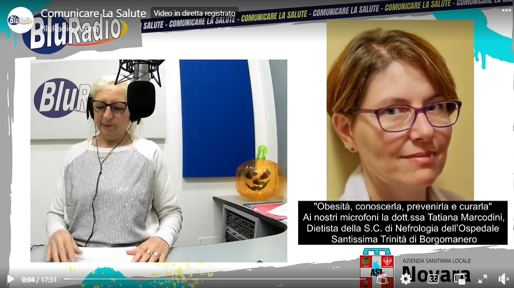 Comunicare la Salute: la Dr.ssa Marcodini parla di Obesità ai microfoni di Blu Radio