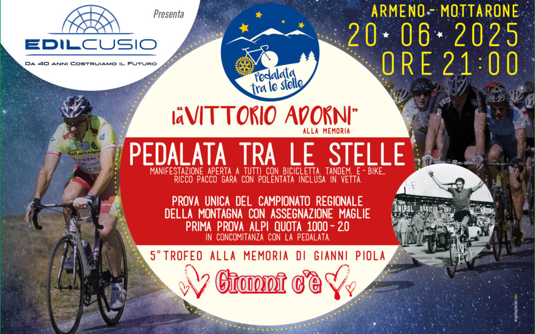 Pedalata Tra le Stelle “La Vittorio Adorni” 20 Giugno 2025