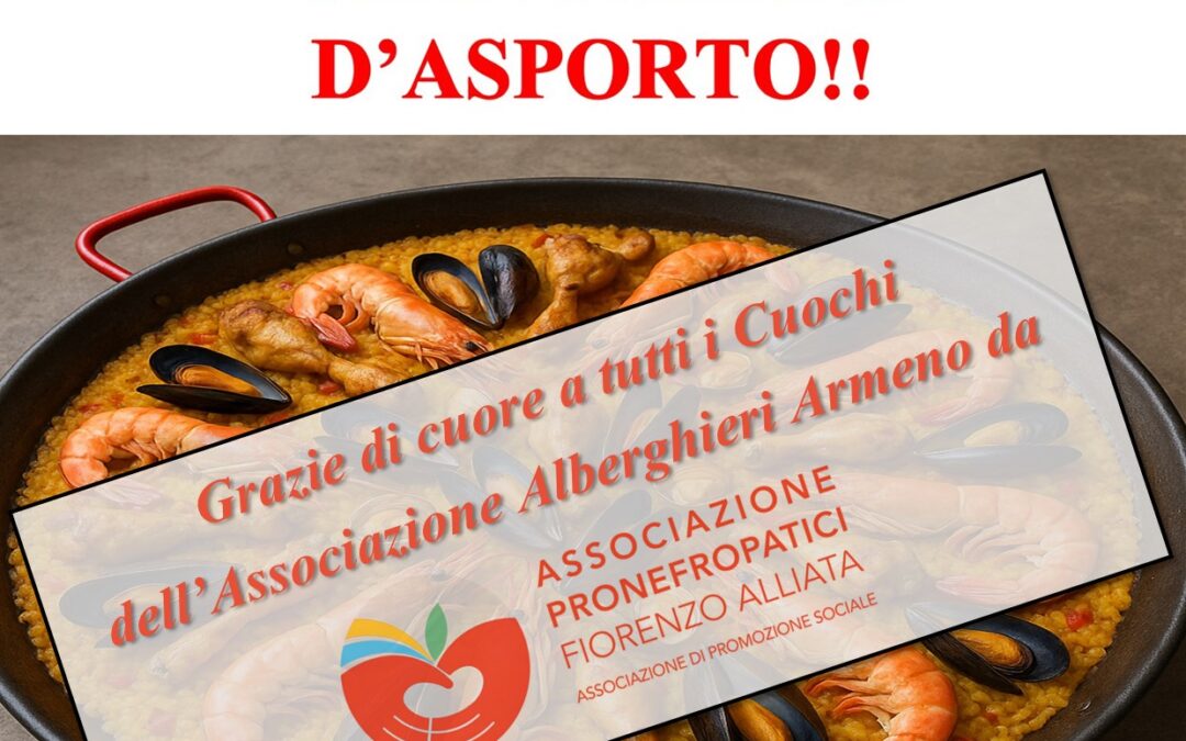 Gran Paella 2025: Grazie di cuore a tutti i Cuochi dell’Associazione Alberghieri Armeno