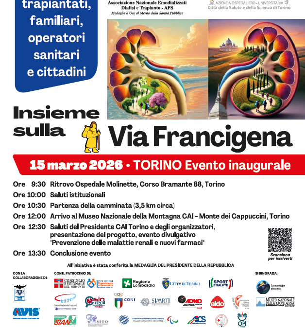L’Associazione sostiene “Assieme sulla Via Francigena” – Torino, 15 Marzo 2026